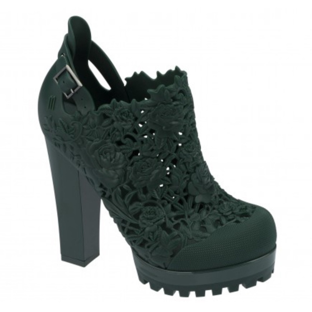 Alexandre Herchcovitch for Melissa Women's Flower Heeled Shoe Booots | Size 6